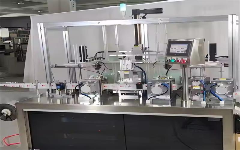 Máquina plegadora de guantes de plástico y envasadora con sellado por los cuatro lados (2 unidades)