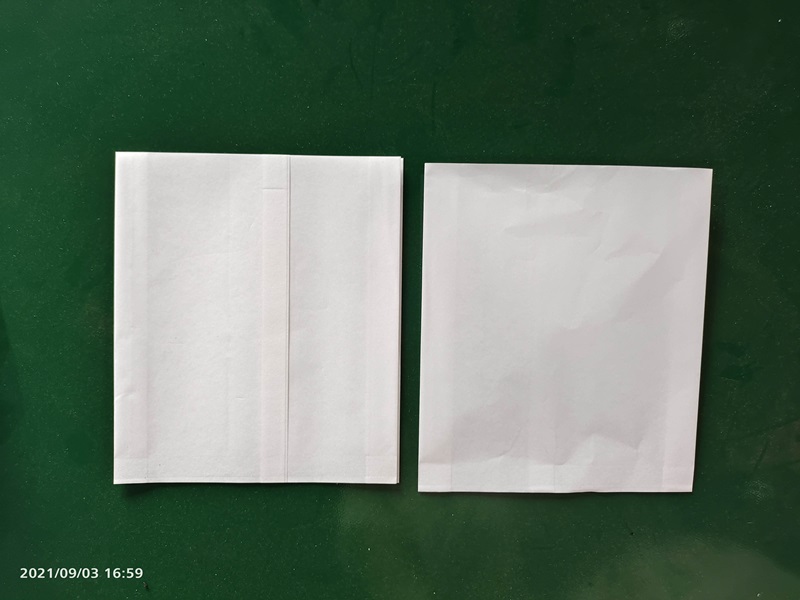 Máquina para fabricar bolsas con sello central y solapado: solución servo de alta velocidad