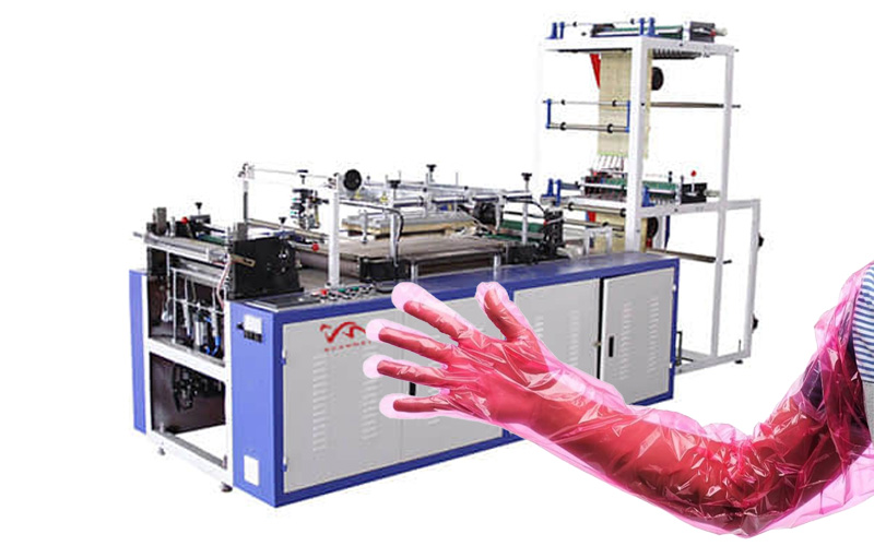 Máquina de inseminación veterinaria con mangas largas de PE para ganado vacuno y ovino