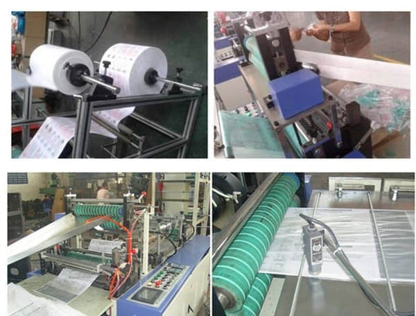 Máquina para fabricar guantes desechables de papel para uso médico o de peluquería