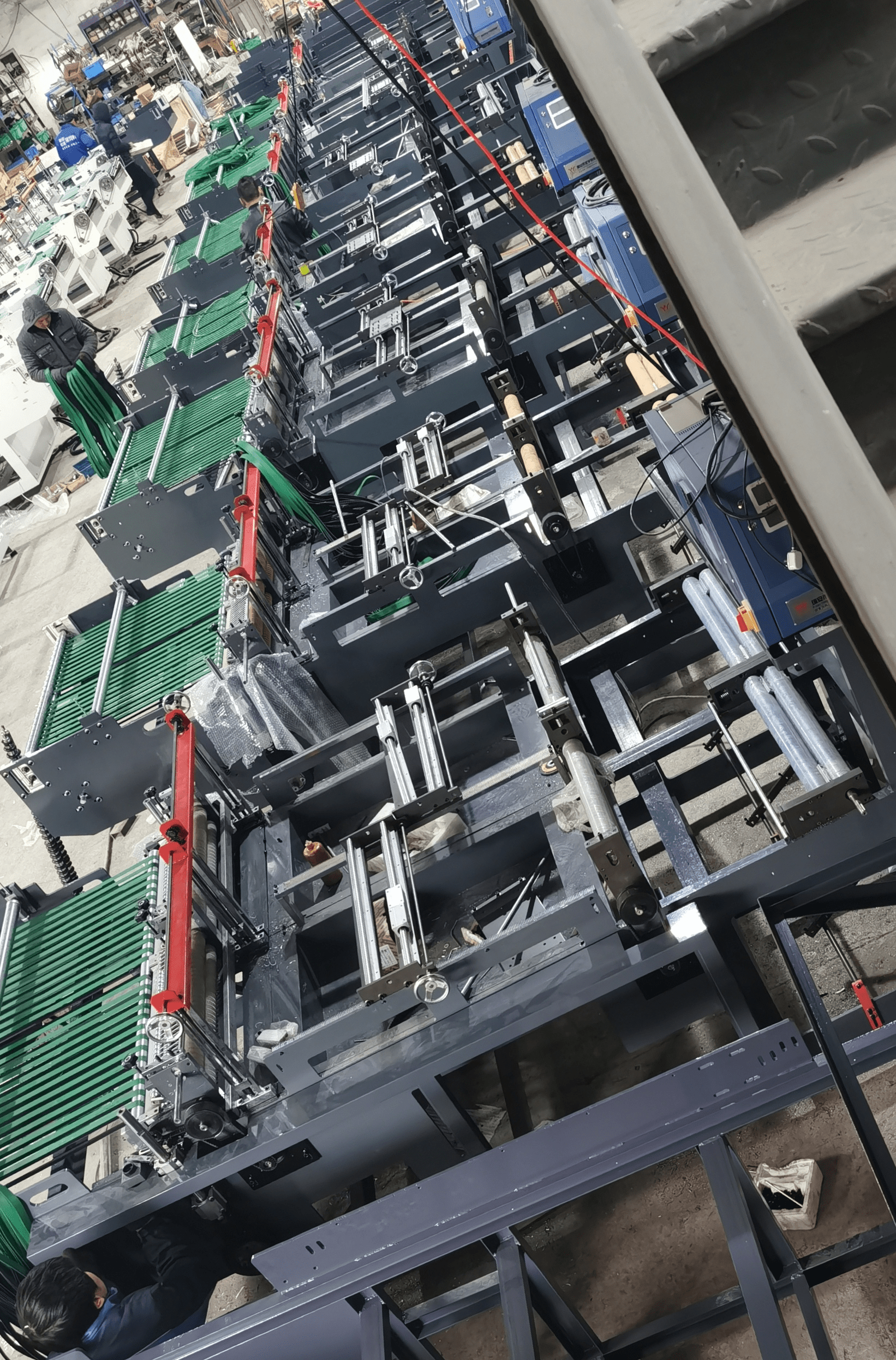 Máquina para fabricar bolsas compostables de PE Express de doble canal con cinta adhesiva Máquina para fabricar bolsas compostables de PE Express de doble canal con cinta adhesiva