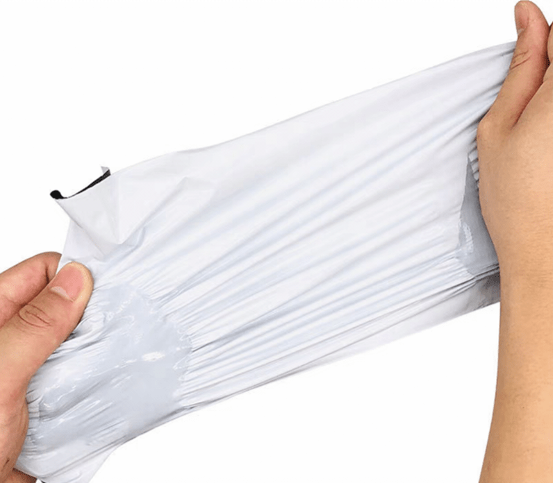 Máquina para fabricar bolsas compostables de PE Express de doble canal con cinta adhesiva Máquina para fabricar bolsas compostables de PE Express de doble canal con cinta adhesiva