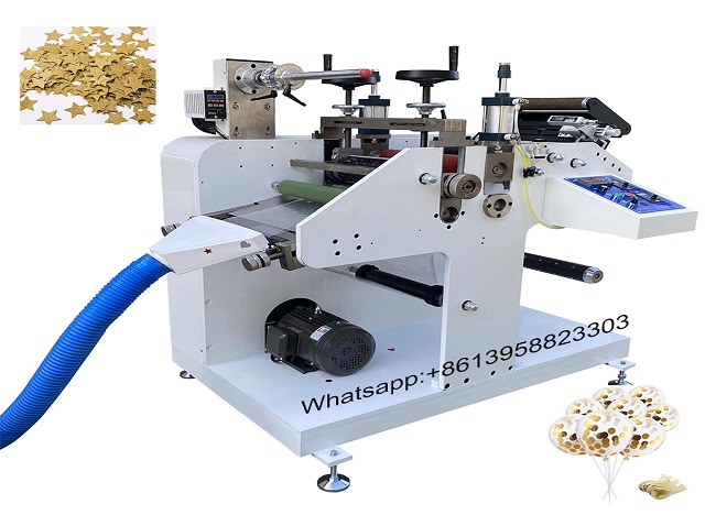 Máquina para fabricar confeti de papel tisú para decoraciones de fiestas: corte de alta eficiencia