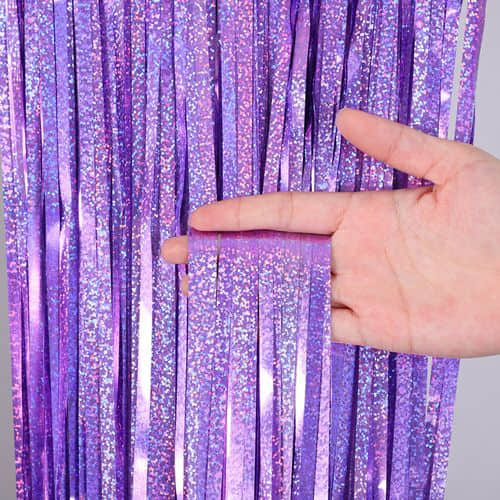 Máquina para fabricar cortinas de aluminio | Equipo para cortinas con flecos de oropel metálico Máquina para fabricar cortinas de aluminio | Equipo para cortinas con flecos de oropel metálico