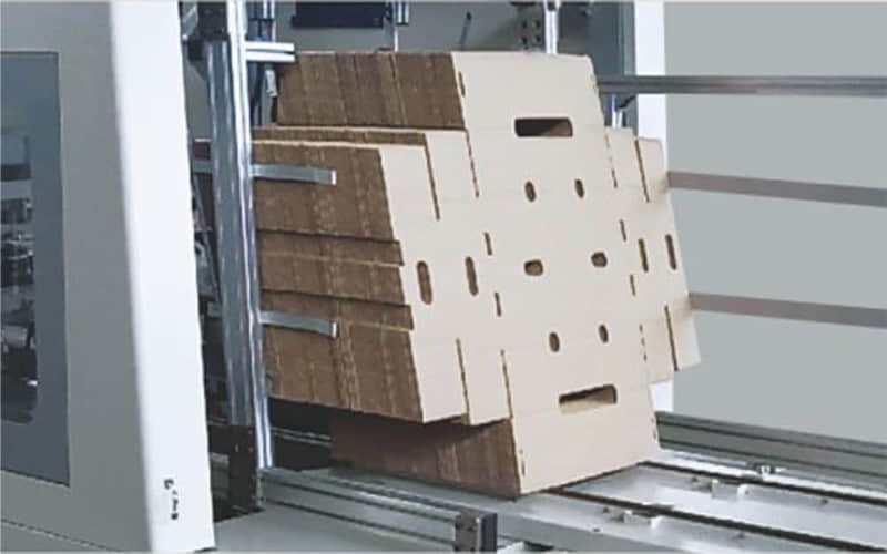 Máquina Automática para Cajas de Cartón para Frutas | PLC + CE | MaquinaBolsas Chile Ecuador