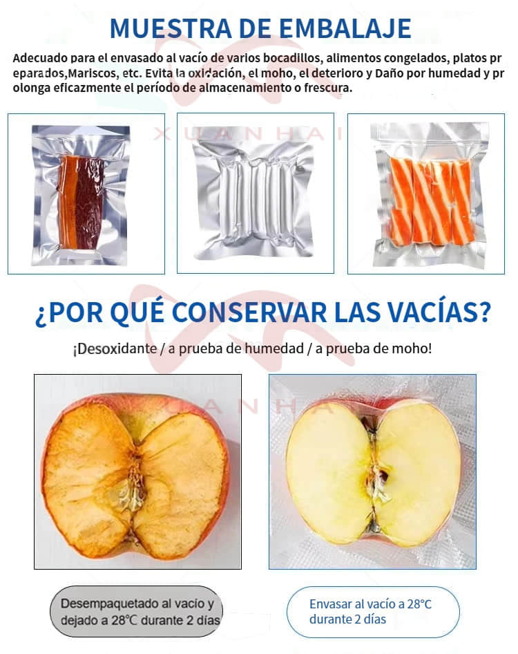 Máquina de envasado al vacío de alta velocidad para alimentos prefabricados Máquina de envasado al vacío de alta velocidad para alimentos prefabricados