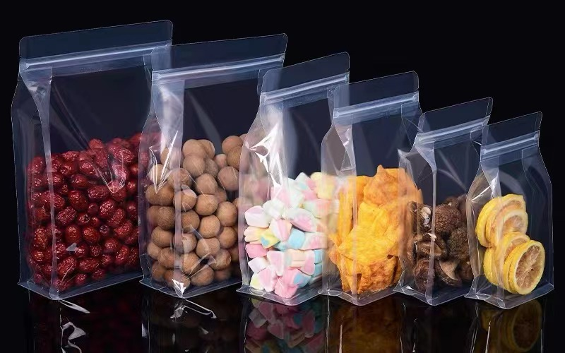 Máquina para fabricar bolsas de pie con fondo cuadrado y sellado en ocho lados / Máquina Doypack